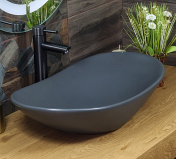 Раковина MELANA MLN-320354 MDG матовая темно-серая